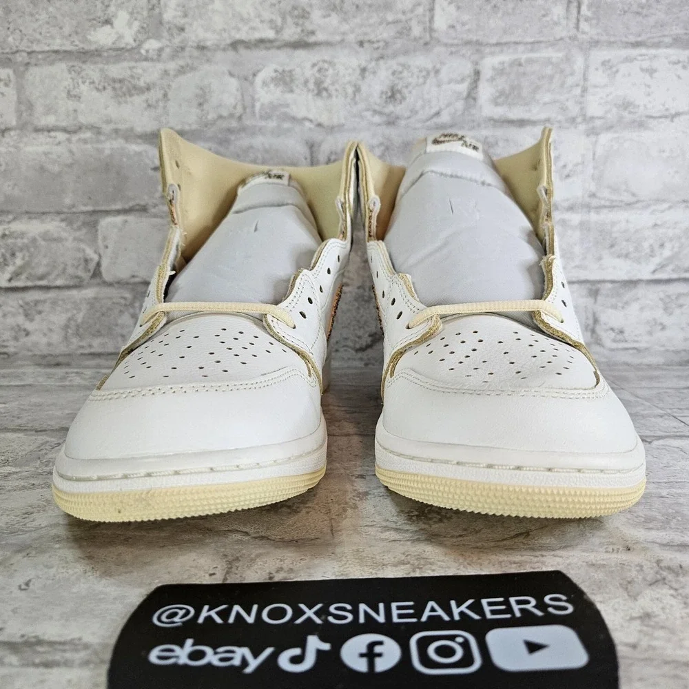 Nike Air Jordan 1 Retro Hi OG Craft Sail Vanilla FD8631-100 Mens Size 11.5